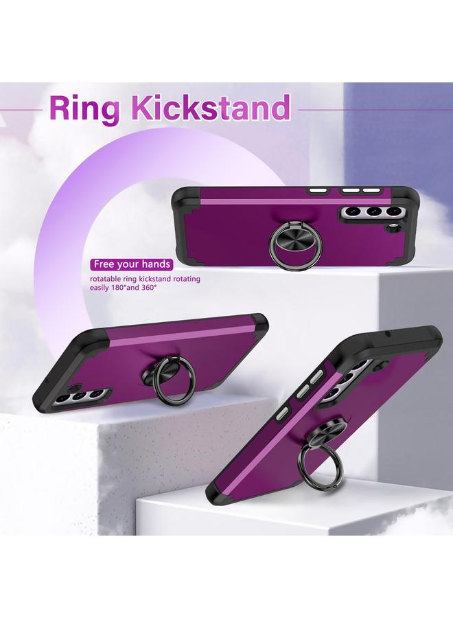 اس-توب جراب لهاتف Samsung Galaxy S21 FE 5G L2 مع حامل حلقي دوار مغناطيسي - Image 4