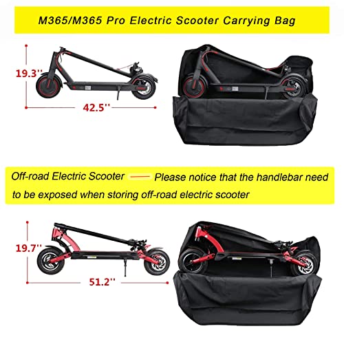 Kasla Electric Scooter Bag, Foldable Electric Scooters Bag, E-scooter Storage Bag for M365/M365 Pro Electric Scooter - 49" Lx10 Wx18 H - Image 3