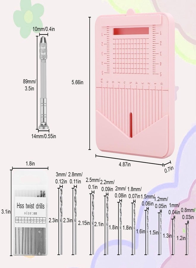 إيكيت دليل حفر الأقراط من طين البوليمر من EEEKit، أدوات صنع مجوهرات من طين البوليمر مع صندوق تجميع الغبار، أداة دليل حفر للأقراط والمجوهرات وقلائد الزينة - Image 2