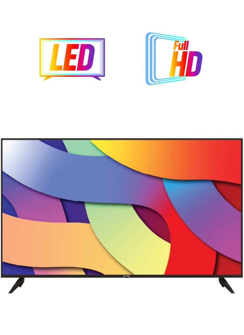 STAR TRACK - 43" Full HD LED TV | 1080p, Bezel-Less, HDMI x3, USB x2, Surround Sound - Image 1