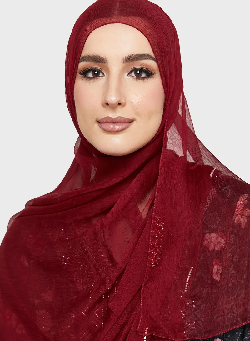 كشخة وشاح حجاب شيفون
