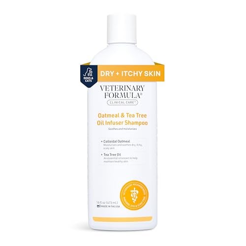 Veterinary Formula Clinical Care Dog Shampoo with Oatmeal and Tea Tree Oil, 16 oz – Gentle Shampoo for Dogs with Dry Skin, Soothes and Adds Moisture to Skin and Coat - Image 2