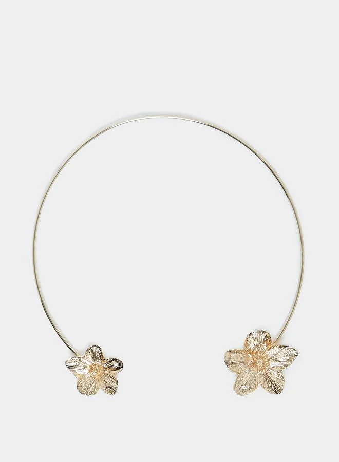 ستايلي Styli Flower Edge Necklace