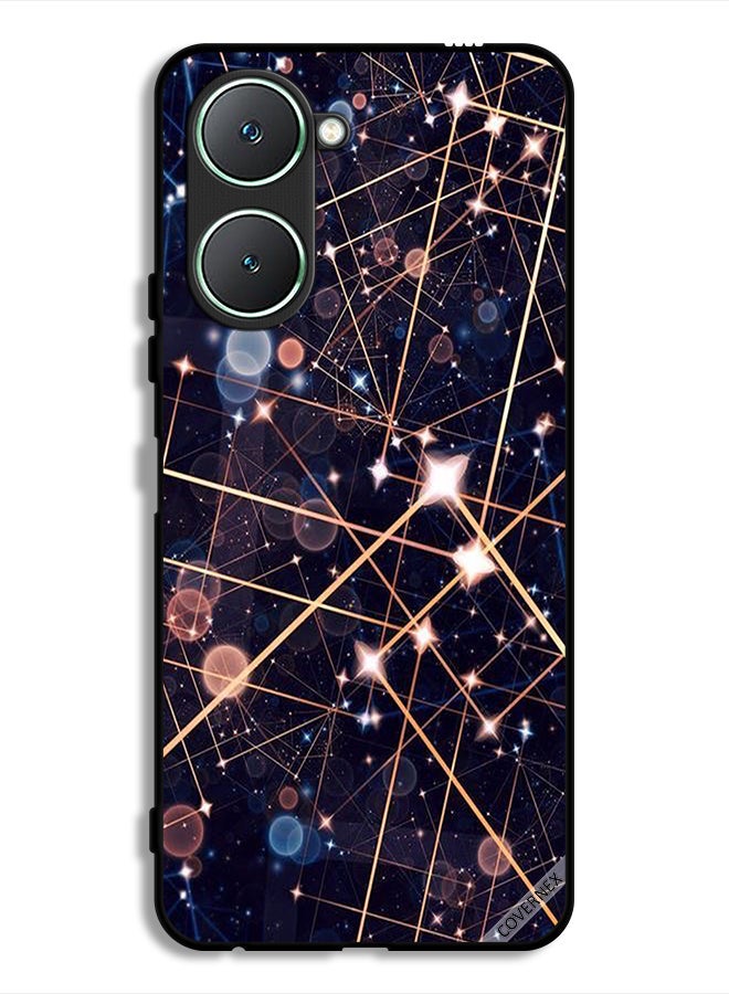 Covernex Vivo Y18i 4G Protective Case Cover Pattern Of Lighting Curves