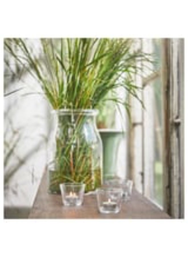 IKEA HEDERSAM Scented Tealights - Fresh Grass & Spicy Herbs - Light Green (30 Pack) - Image 1