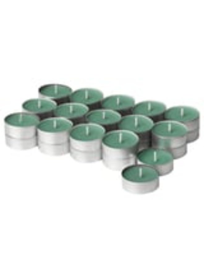 IKEA HEDERSAM Scented Tealights - Fresh Grass & Spicy Herbs - Light Green (30 Pack) - Image 3