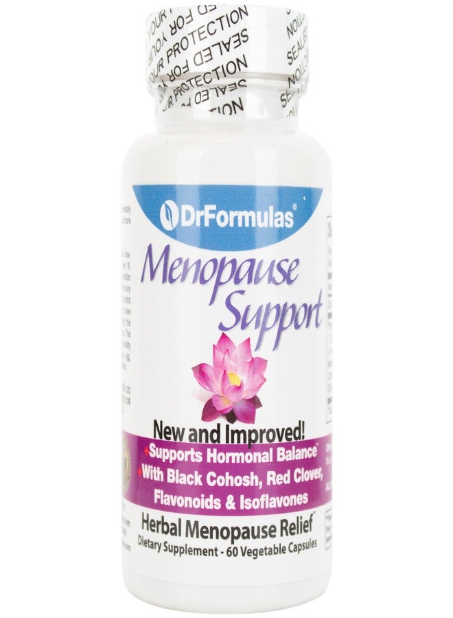 DrFormulas Menopause Supplement for Hot Flashes, Night Sweats Relief, and Support with DIM, Black Cohosh, Soy Isoflavones, and Red Clover (60 Vegetarian Capsules) - Image 1