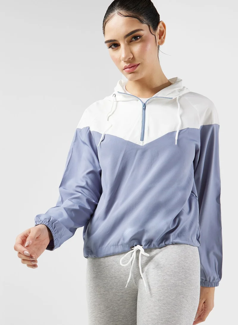 FRWD Half Zip Colorblock Athletic Jacket