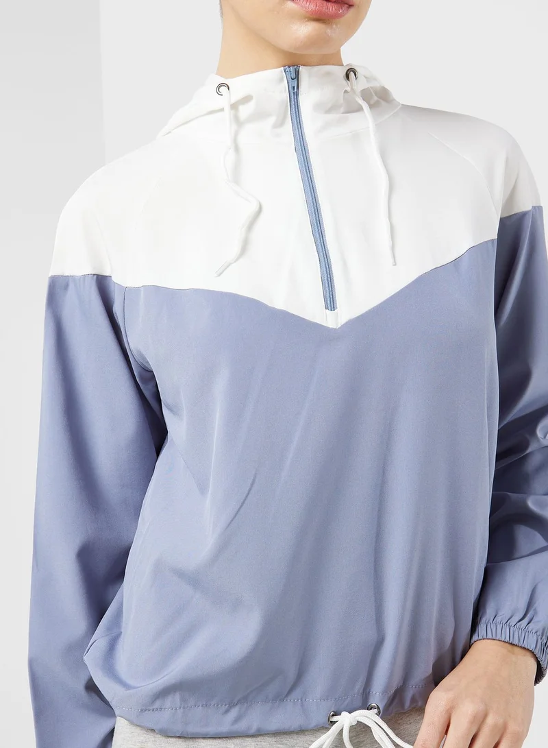 FRWD Half Zip Colorblock Athletic Jacket