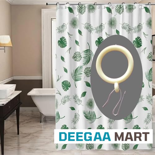 DEEGAA MART DEEGAAMART 24-Pack Curtain Rings with Eyelets, 1.25-Inch Inner Diameter, Metal Drapery Rings with Pinch Pleat Pointed Hooks,Metal Drapery Pin Pointed Hooks Fits Up to 1-Inch Rods Ivory Ring - Image 5