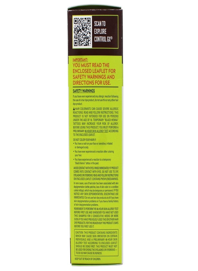 Just for Men Control GX Grey Reducing Shampoo, Gradual Hair Color, 4 fl oz - 4 Pack (Packaging May Vary) - Image 2