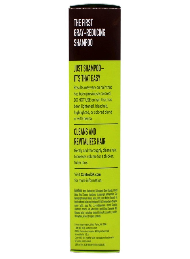 Just for Men Control GX Grey Reducing Shampoo, Gradual Hair Color, 4 fl oz - 4 Pack (Packaging May Vary) - Image 4