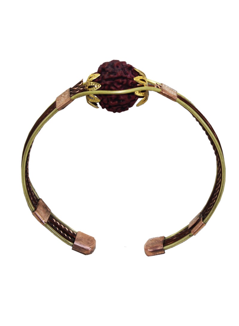 Pure Copper 5 Mukhi Rudraksha bracelet | 02 - Image 1