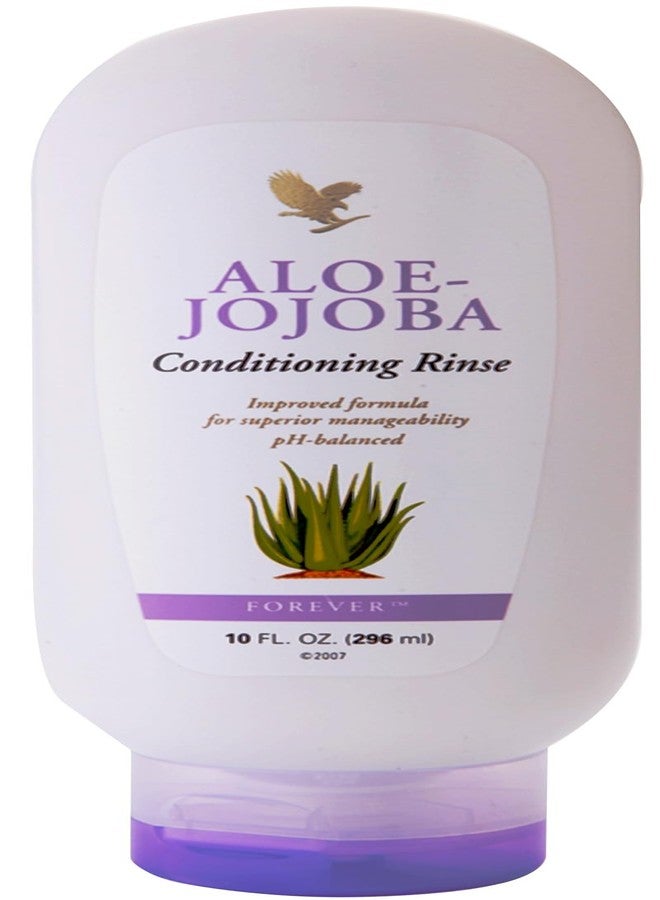 Forever فوريفر ليفينغ - بلسم الألوة جوجوبا - عناية مرطبة للشعر مع الألوة فيرا، جوجوبا وثلاث زيوت - تركيبة خفيفة - 10 أونصة سائلة - Image 1