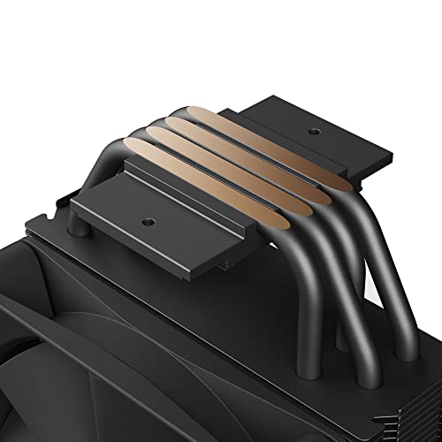 NZXT T120 RGB CPU Air Cooler - RC-TR120-B1 - Conductive Copper Pipes - Fluid Dynamic Bearings - AMD and Intel Compatibility - Black - Image 3