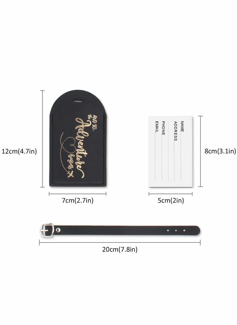 Generic Passport Covers and Luggage Tags Sets, Suitcase Tag Case for Storing Passport Business Cards, Credit Cards, Boarding Passes  - Image 4