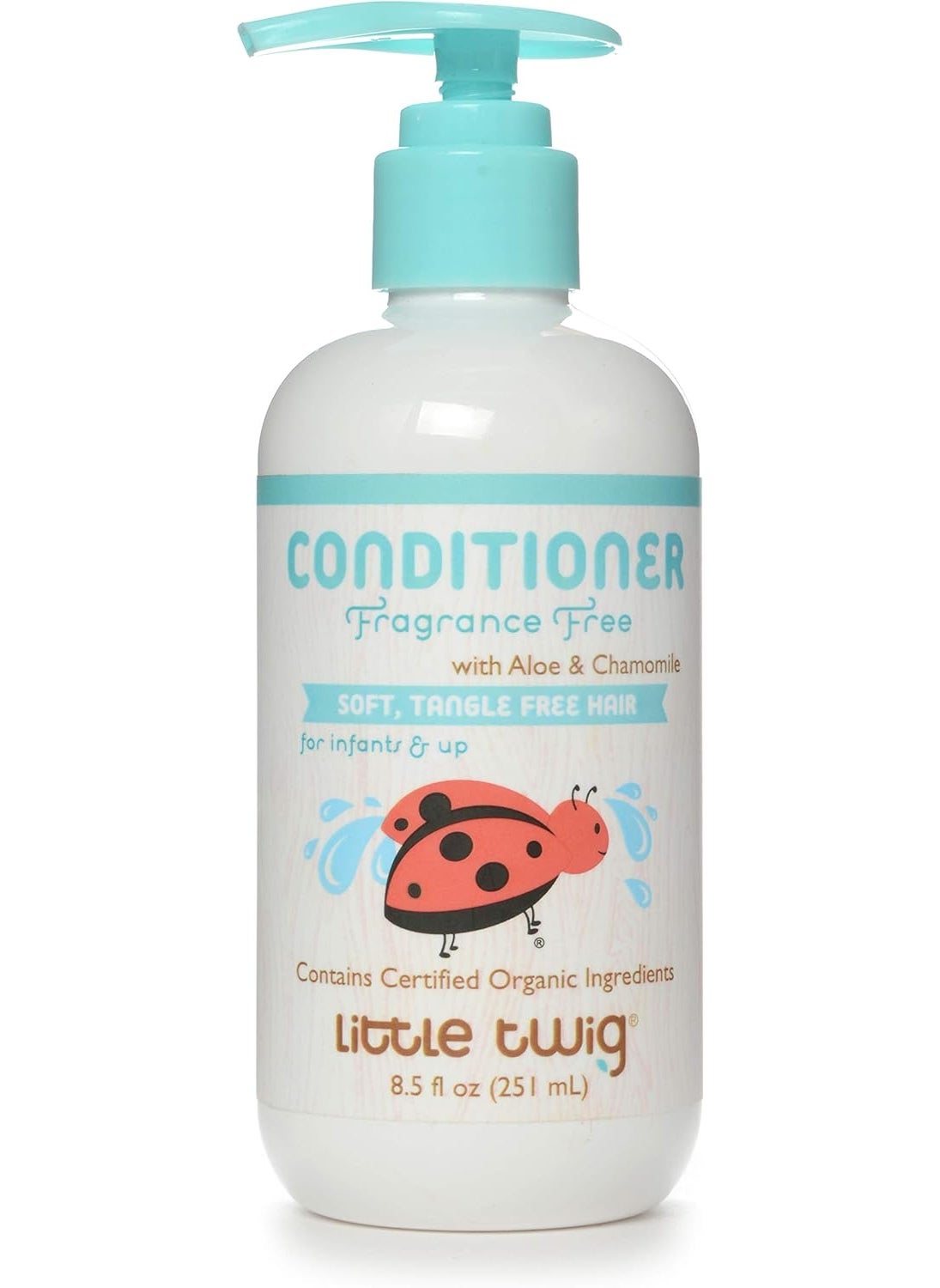 Little Twig Little Twig Detangling Conditioner Natural Conditioner with Plant Derived Formula Hair Conditioner with Essential Oils and Extracts Suitable for Whole Family FragranceFree 85 fl oz 