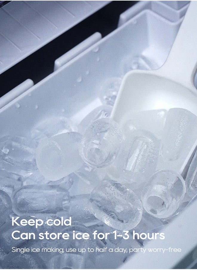 HiBREW HiBREW Ice Maker Machine Automatic Home Ice Maker Self-Cleaning for Kitchen Office Bar Party 60Hz & 50Hz  - Image 3