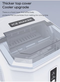 HiBREW HiBREW Ice Maker Machine Automatic Home Ice Maker Self-Cleaning for Kitchen Office Bar Party 60Hz & 50Hz  - Image 5