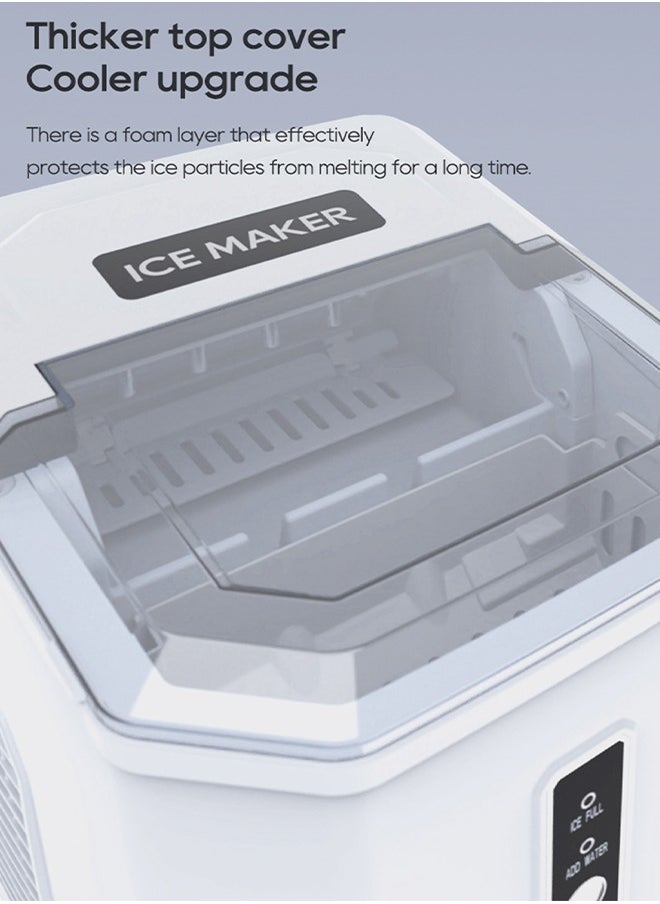 HiBREW HiBREW Ice Maker Machine Automatic Home Ice Maker Self-Cleaning for Kitchen Office Bar Party 60Hz & 50Hz  - Image 5