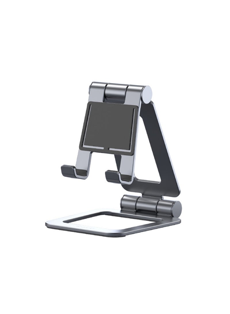 Yesido C97 Aluminum Alloy 360 Angle Adjustable Telescopic Desk Phone Desktop Stand Tablet Phone Holder Black - Image 1