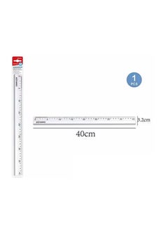 MOTARRO Aluminium Straight Ruler Drawing Tool Desk Accessories Student Stationery School Office Supplies 40CM  - Image 1