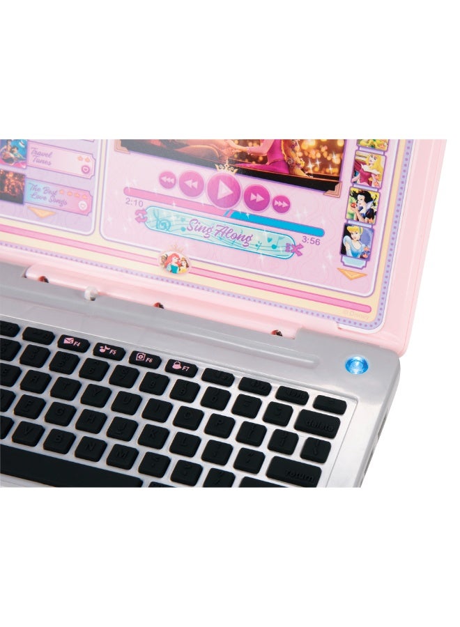 Disney Princess Style Collection Play Click & Swap Toy Laptop | With Phrases & Music | 2 Double-Sided Desktop Screen | Realistic Play | Pretend Play | Fashion Gift Toys for Girls - Image 5