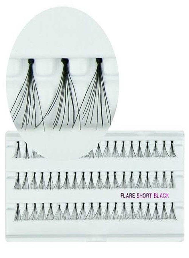 Red Cherry رموش فردية طويلة سوداء من فلاش بواسطة ريد تشيري (6 عبوات) - Image 2