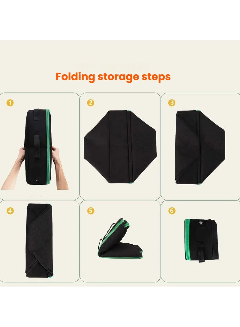 عام صندوق حشوات القطط قابل للطي، وهو صندوق حشوات للقطط محمول للرحلات مصنوع من قماش أوكسفورد. يعد هذا الصندوق مقاومًا للماء، وهو بمثابة حوض لفضلات القطط أو مرحاض متحرك للقطط عندما تخرج معها للخارج. - Image 4