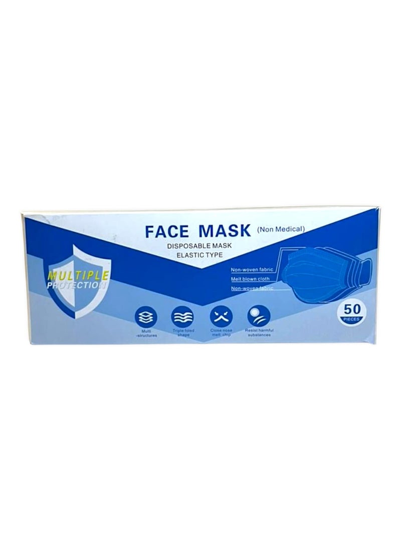 Generic Disposable Protective Mask (Non-Medical) , three layers, 50 masks 