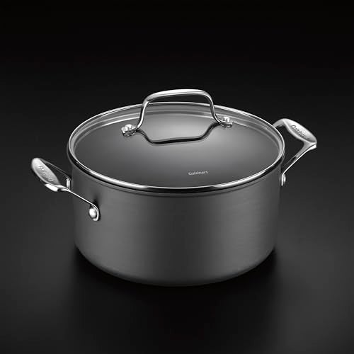 Cuisinart Chefs Classic 6Quart PURELYCERAMIC Nonstick PFAS Free HardAnodized Stockpot with Cover 644C24 - Image 3