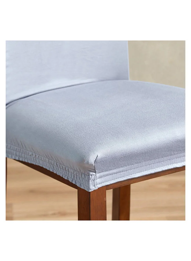 Home Box Squab 2-Piece Solid Chair Cover Set 43.18 x 58.4 cm