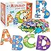NAODONGLI Wooden Alphabet Puzzles for Toddlers Ages 3Montessori Preschool Learning ABC Sight Words Letter Puzzle for ToddlersLearning Toys Easter Birthday Gift for Kindergarten Boys Girls - Image 2