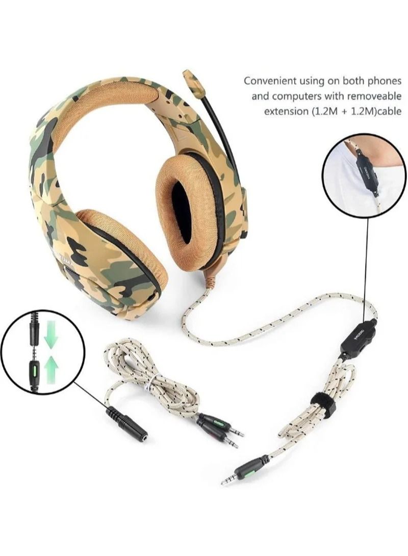 onikuma K1 Over-Ear Wired Gaming Headphone With Mic For PlayStation 4 - Image 5