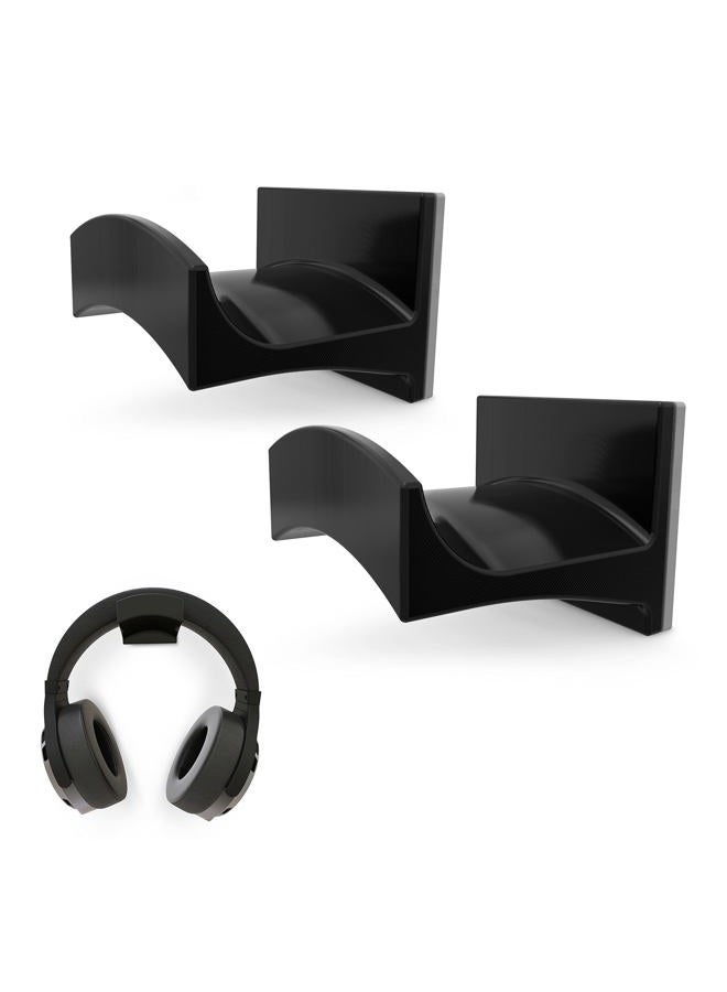 Brainwavz Cradle Large - 2PK - Headphone Stand Holder, Universal Hanger for Sennheiser, Sony, Bose, Beats, AKG, Audio-Technica, Gaming Controller, Cables, Gamepad & Other Gaming Accessories Hook - Image 1