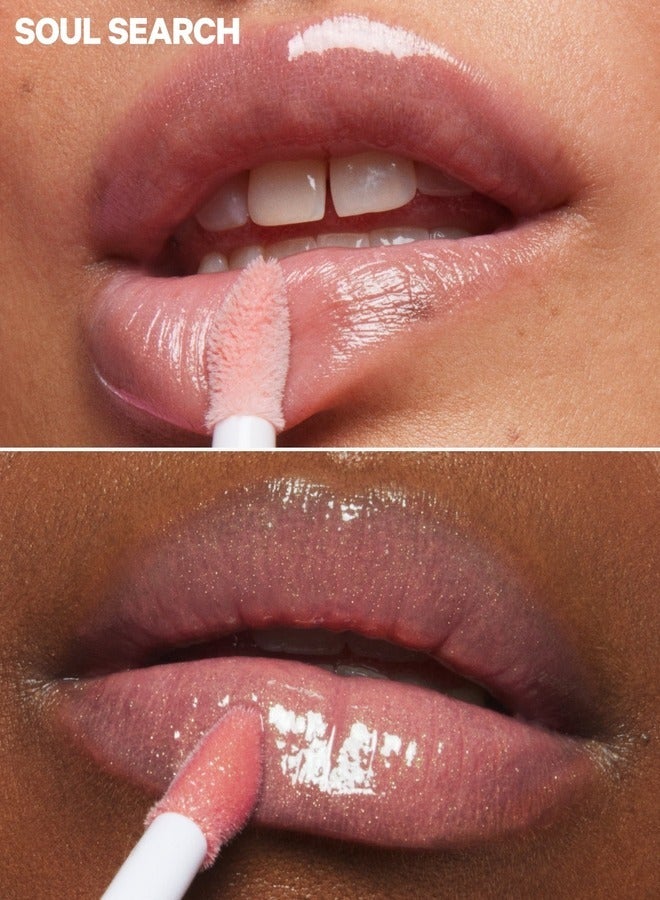 MILK MAKEUP MILK MAKEUP Odyssey Hydrating Non-Sticky Lip Oil Gloss Soul Search – 6.5 ml • Light Pink Shimmer • Nourishing, Vegan Lip Gloss Oil  - Image 2