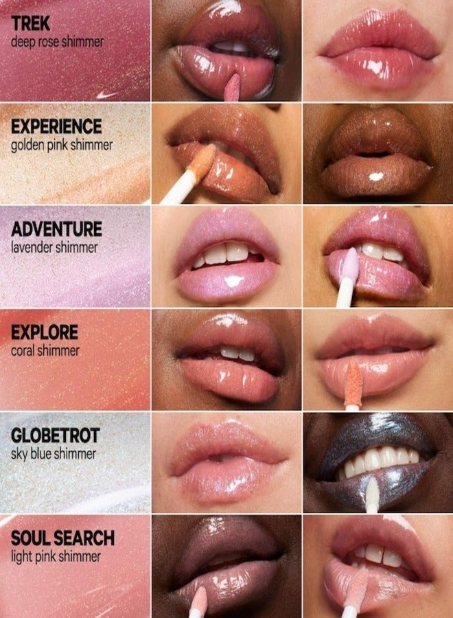 MILK MAKEUP MILK MAKEUP Odyssey Hydrating Non-Sticky Lip Oil Gloss Soul Search – 6.5 ml • Light Pink Shimmer • Nourishing, Vegan Lip Gloss Oil  - Image 3