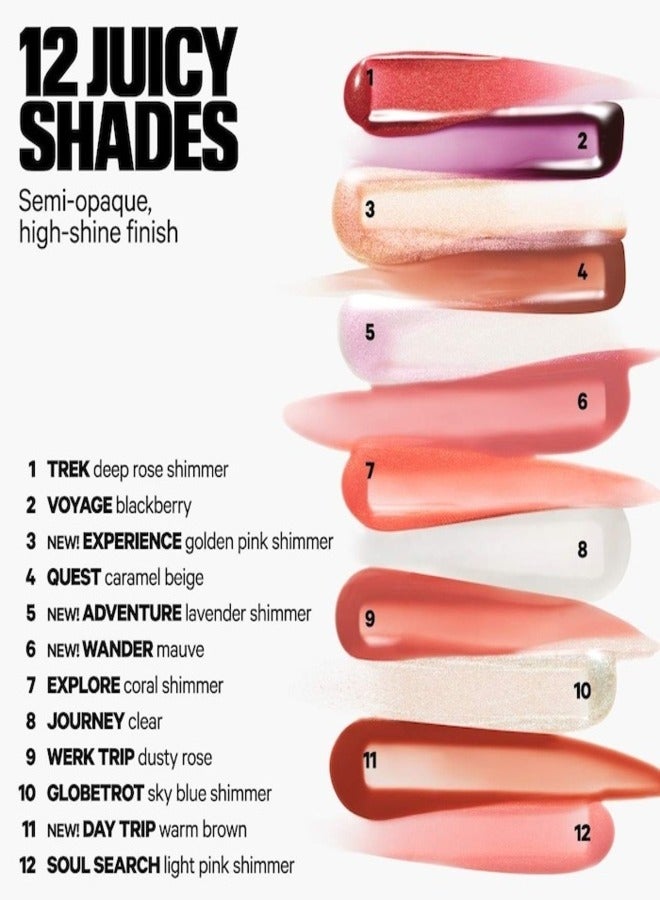 MILK MAKEUP MILK MAKEUP Odyssey Hydrating Non-Sticky Lip Oil Gloss Soul Search – 6.5 ml • Light Pink Shimmer • Nourishing, Vegan Lip Gloss Oil  - Image 5