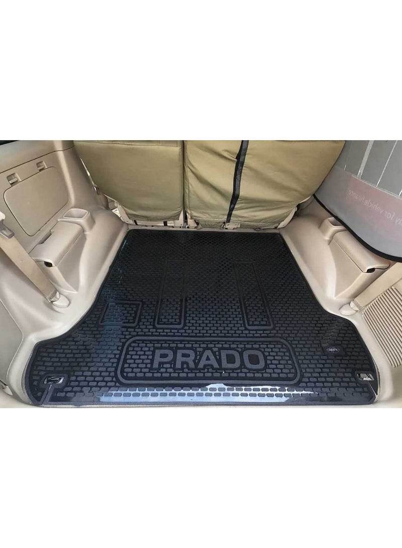  م م ذ ح م ش ﻦﻔﻳرد بطانة سجادة صندوق الأمتعة لسيارة لاند كروزر برادو 120 - فتحات المقاعد - Image 2