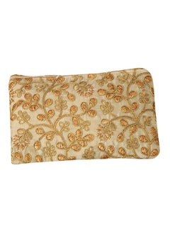 Kuber Industries Kuber Industries Embroidery Women Hand Purse Wallet for Party, Wedding, Dating (Cream) (HS39KUBMART022028)  - Image 3