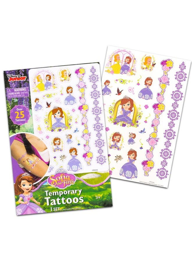 Crenstone Disney Junior Sofia the First Temporary Tattoos for Kids (3 Pack) ~ Over 75 Disney Temporary Tattoos from the Disney Junior TV Series, Sofia the First | Disney Party Favors for Kids  - Image 2