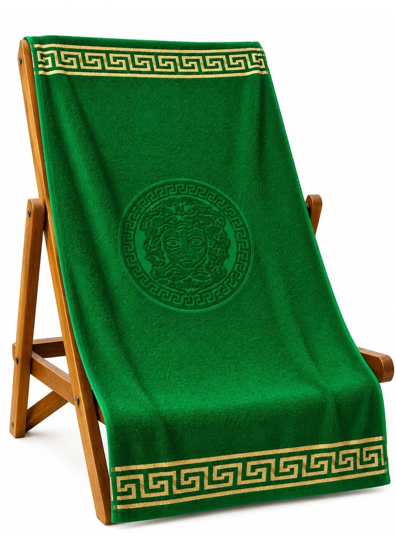 Large cotton beach towel, 90x165 cm - Image 2