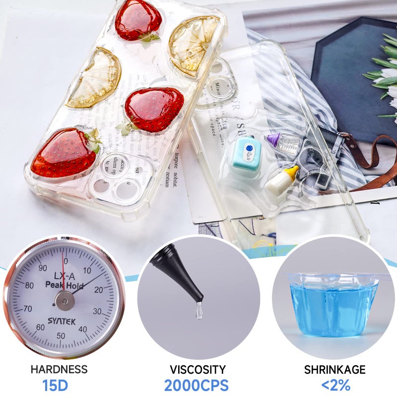 LET'S RESIN UV Resin Soft Type, 100g Elastic&Bendable Crystal Clear Ultraviolet Epoxy Resin, Low Shrinkage UV Resin Kit for Crafts, Jewelry Making, Decoration - Image 4