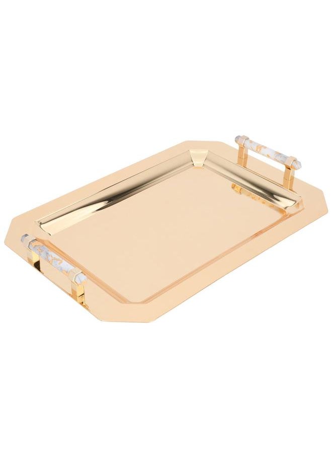 Alsaif - Alif Tofaria Set With Steel Dates 5 Pieces Rectangular Gold - Image 1