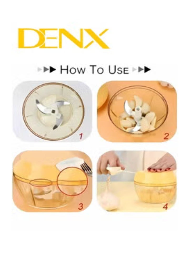 Denx Multi-purpose Manual Vegetable Chopper and Slicer Food Chopper, Fruit and Vegetable Chopper, Manual Meat Chopper, Vegetable Chopper  DX 2527 - Image 4