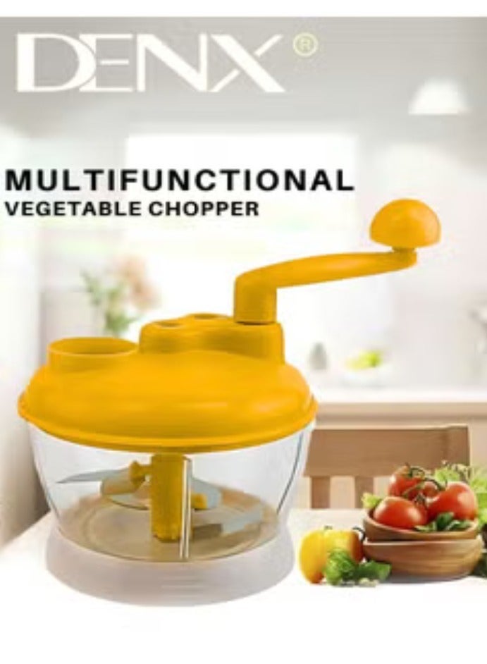 Denx Multi-purpose Manual Vegetable Chopper and Slicer Food Chopper, Fruit and Vegetable Chopper, Manual Meat Chopper, Vegetable Chopper  DX 2527 - Image 1