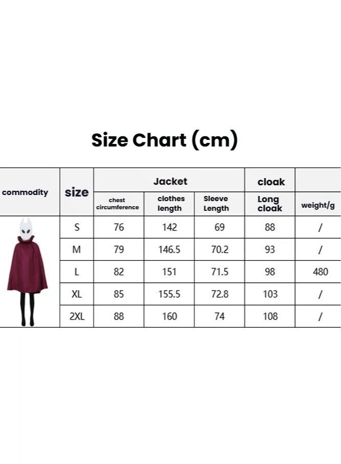 عام زي تنكري على طراز "هولو نايت: سيلك سونغ" للنساء، بأسلوب دُبّور كبير، مثالي لحفلات الهالوين والمنصات المسرحية. - Image 2