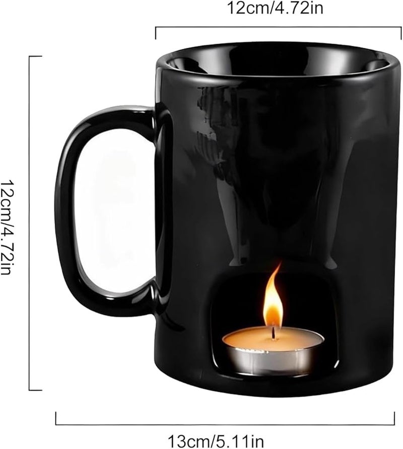 Small Ceramic Chocolate Fondue Cup Personal Melting Pot For Dessert Cheese Sauce Candy Caramel - Image 5