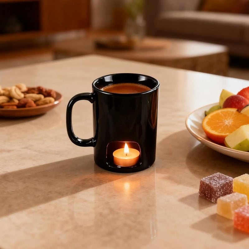 Small Ceramic Chocolate Fondue Cup Personal Melting Pot For Dessert Cheese Sauce Candy Caramel - Image 3