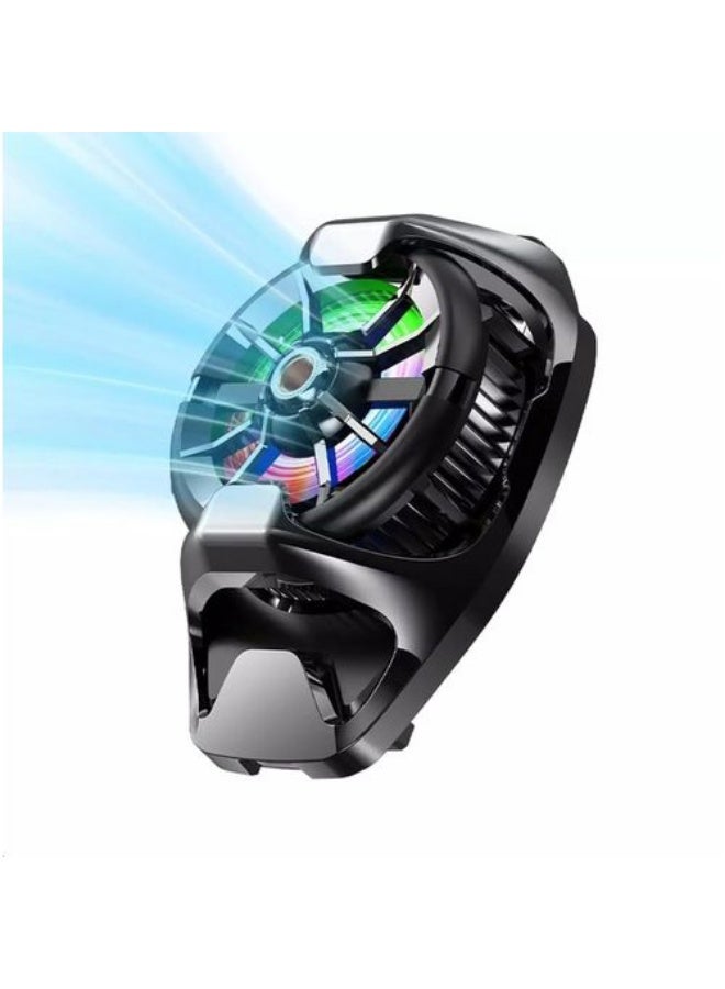 Memo Phone Cooler DL22, Cooler, Cell Phone Cooling Fan Portable Phone Radiator, Semiconductor Mobile Radiator -black - Image 1